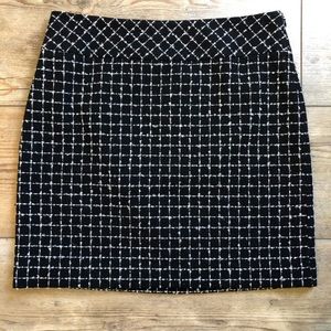 Ann Taylor Loft Checkered Pencil Skirt